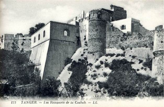 Muralhas de Tânger vistas de Norte