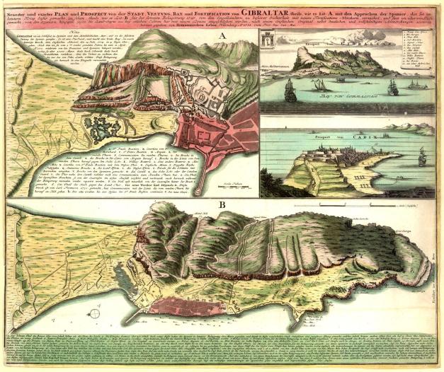 Gibraltar em 1733