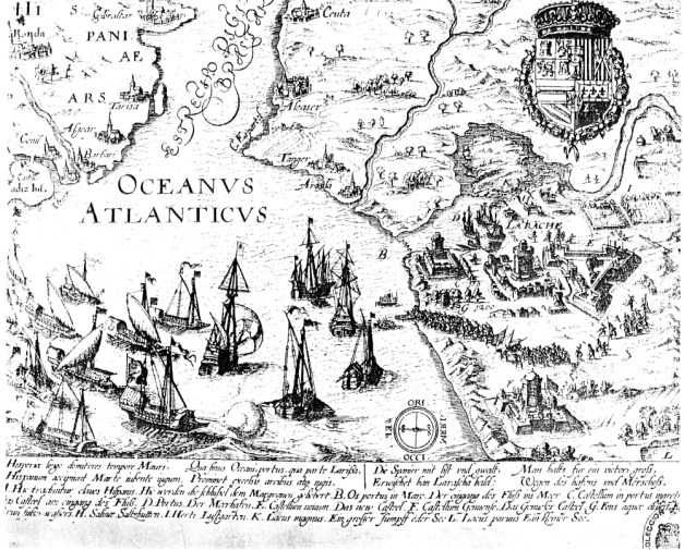 larache-grabado-entrada-fuerzas-del-marques-de-san-germc3a1n