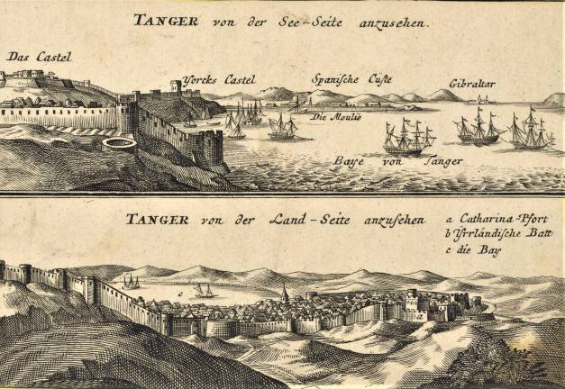 Tânger em duas gravuras alemãs de 1730, autor desconhecido