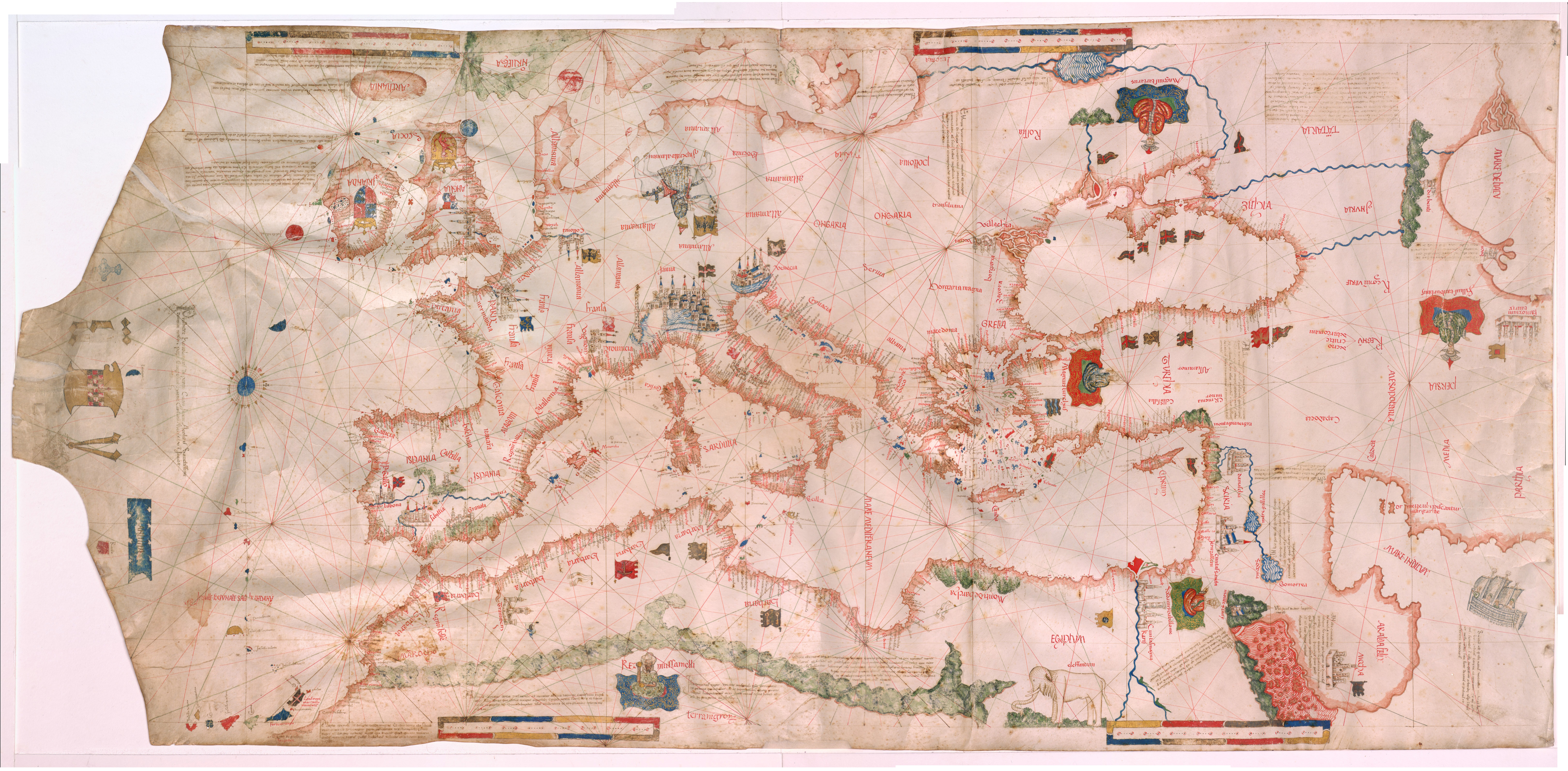1455_Nautical_Chart_by_Bartolomeo_Pareto