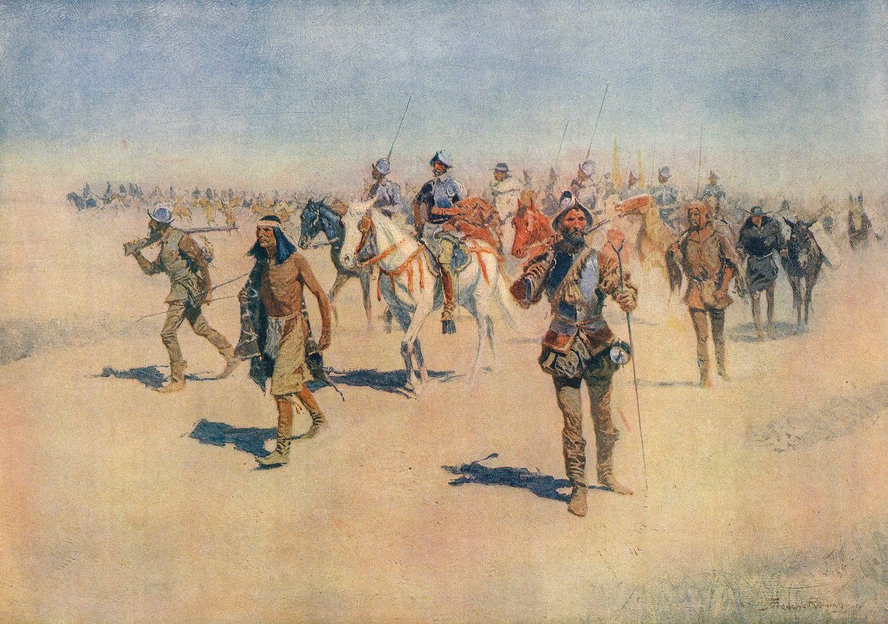 Coronado sets out to the north by Frederic Remington
